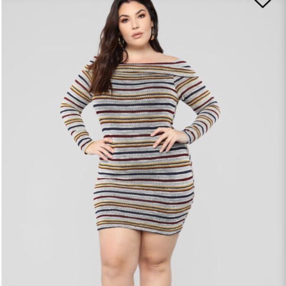 Plus Size Fashion Nova Dress